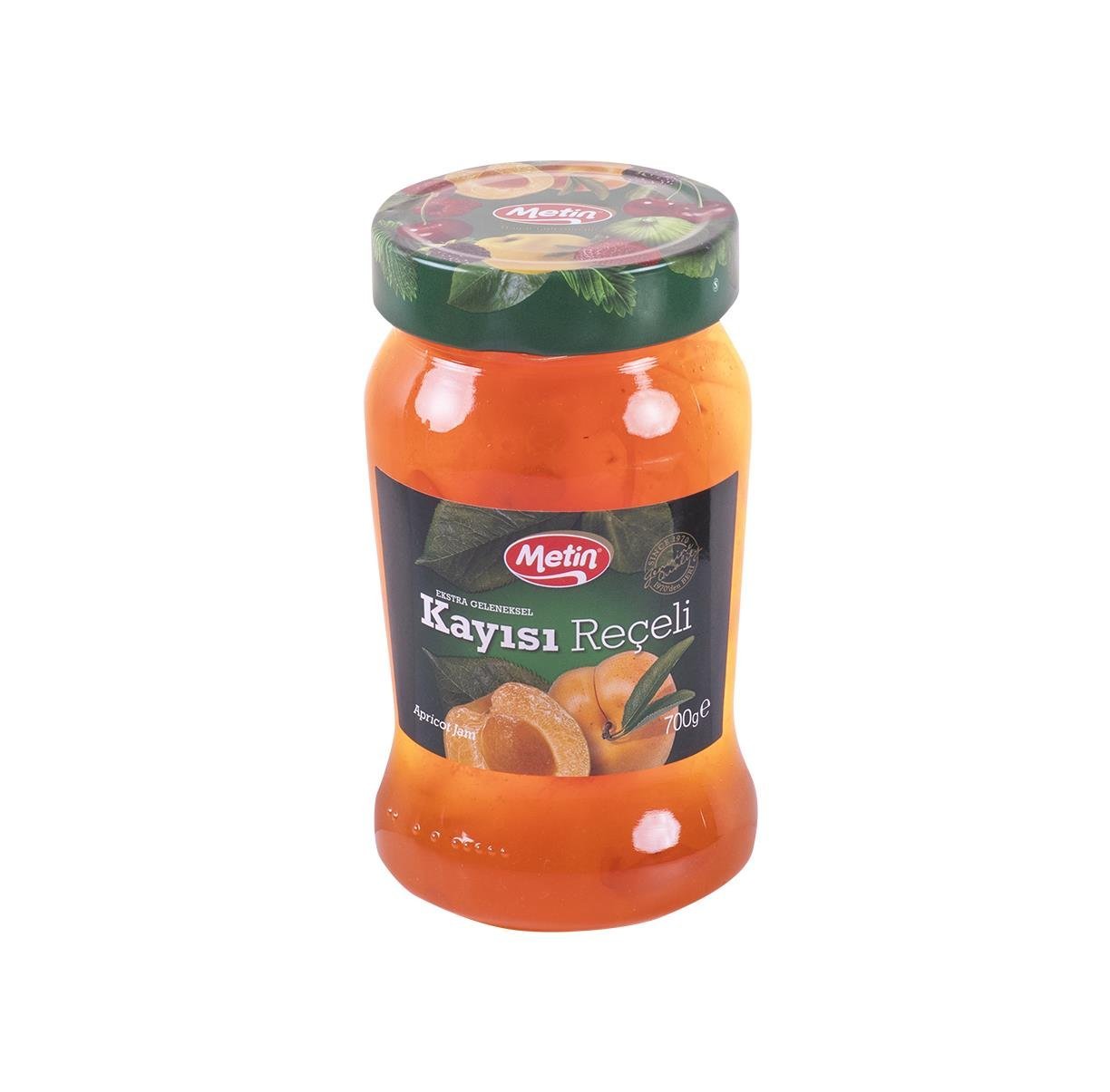 Metin Helva -Kayısı Reçeli 700 Gr Cam Kavanoz