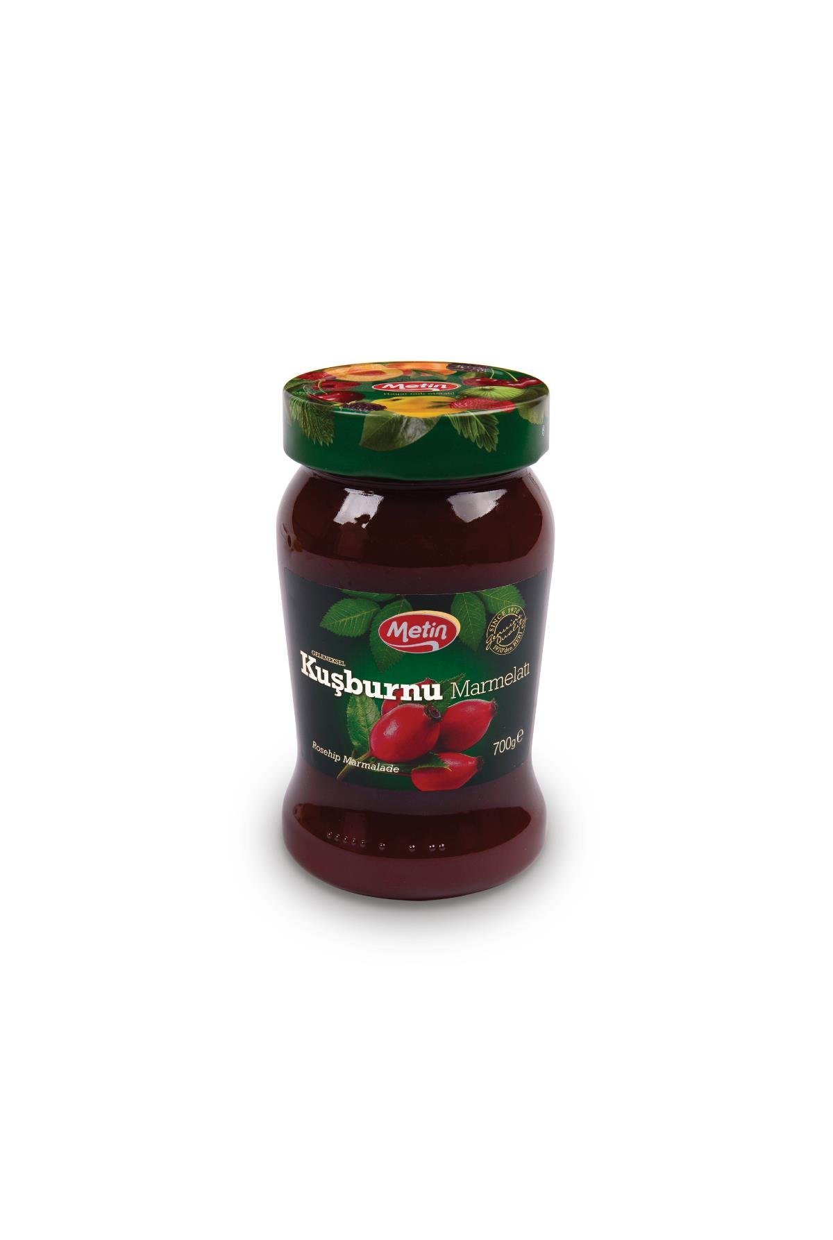 Metin Helva -Kuşburnu Reçeli 700 Gr Cam Kavanoz