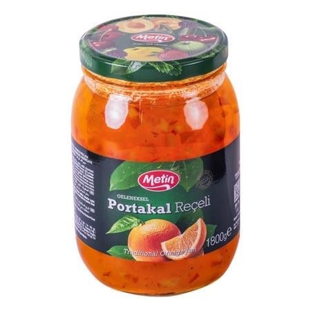 Metin Helva -Portakal Reçeli 1800 Gr Cam Kavanoz