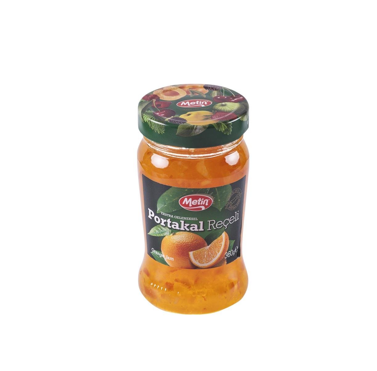 Metin Helva -Portakal Reçeli 360 Gr Cam Kavanoz