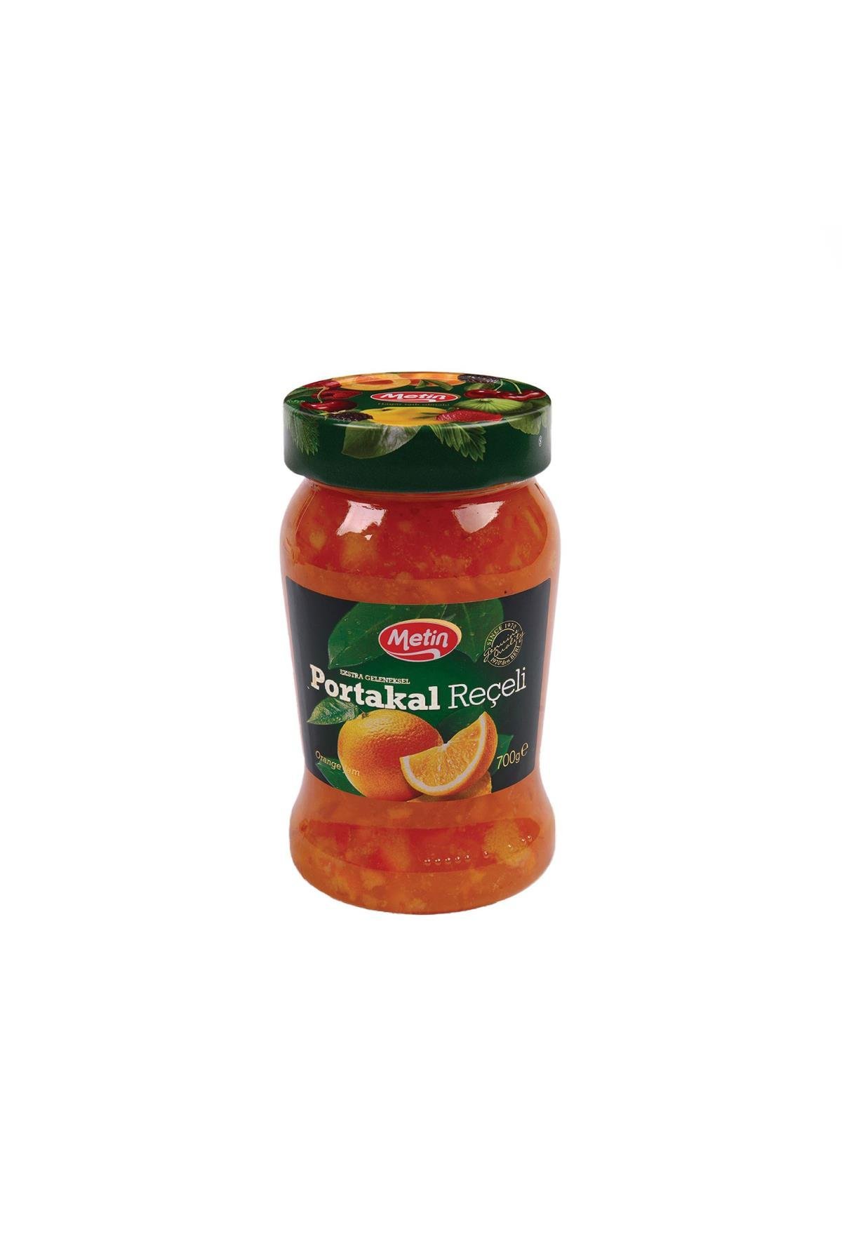 Metin Helva -Portakal Reçeli 700 Gr Cam Kavanoz
