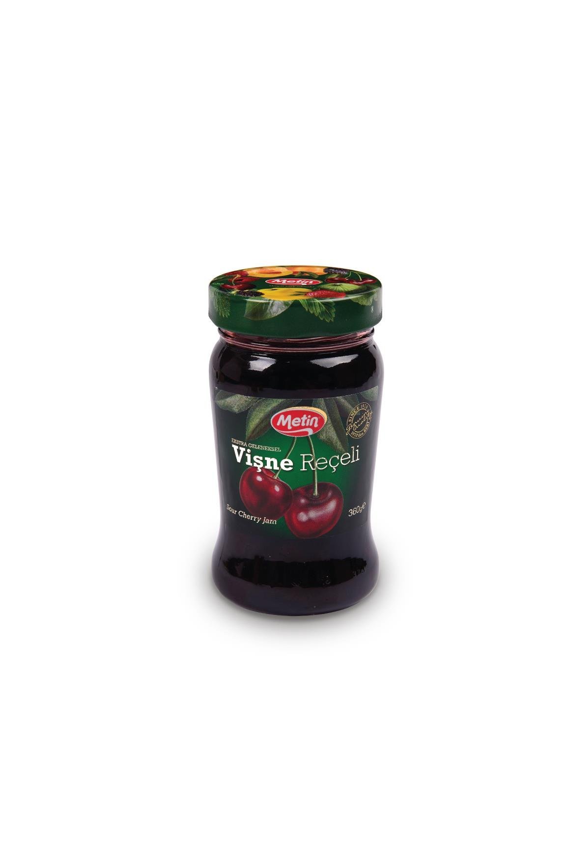 Metin Helva -Vişne Reçeli 360 Gr Cam Kavanoz