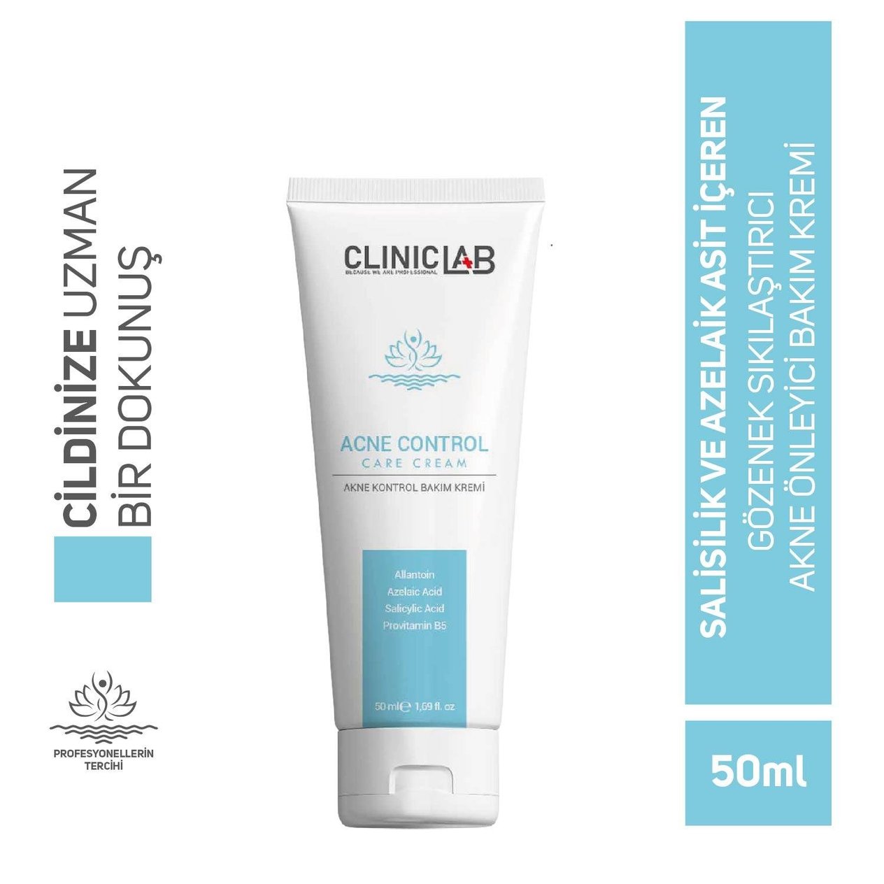 ClınıcLab Akne Kontrol Bakım Kremi 50 ML