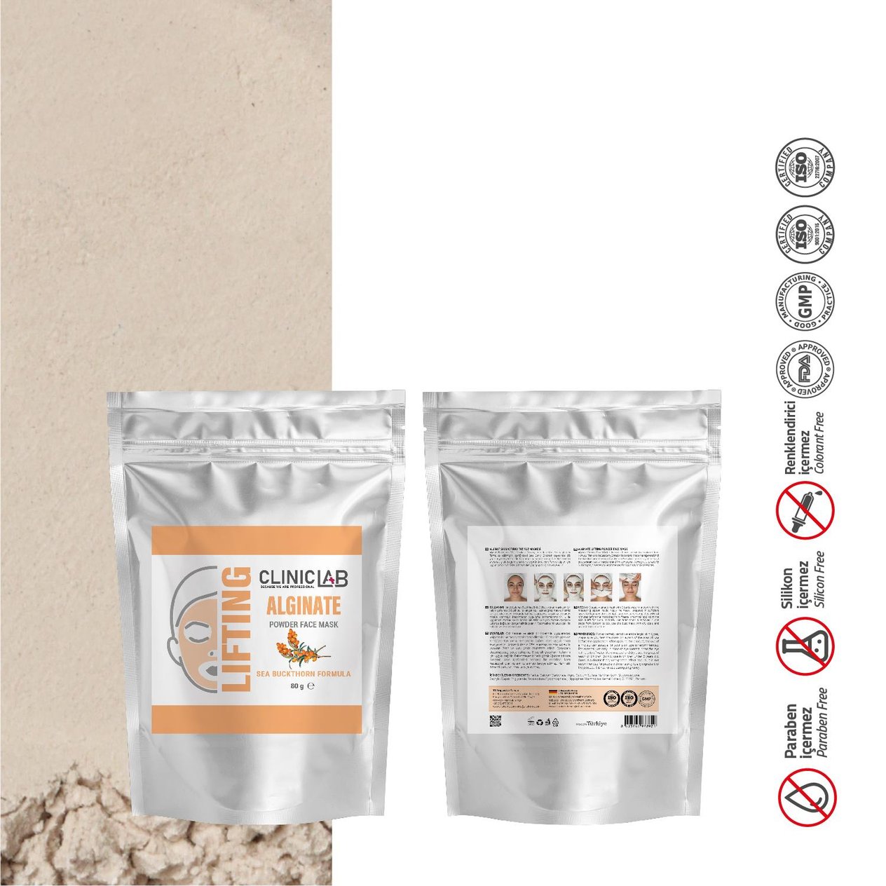 Cliniclab Alginate Lifting Powder Face Mask 80 g