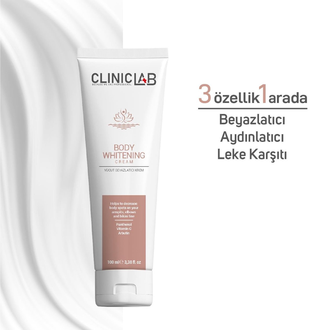 ClinicLab Leke Karşıtı Vücut Beyazlatıcı Krem 100ml