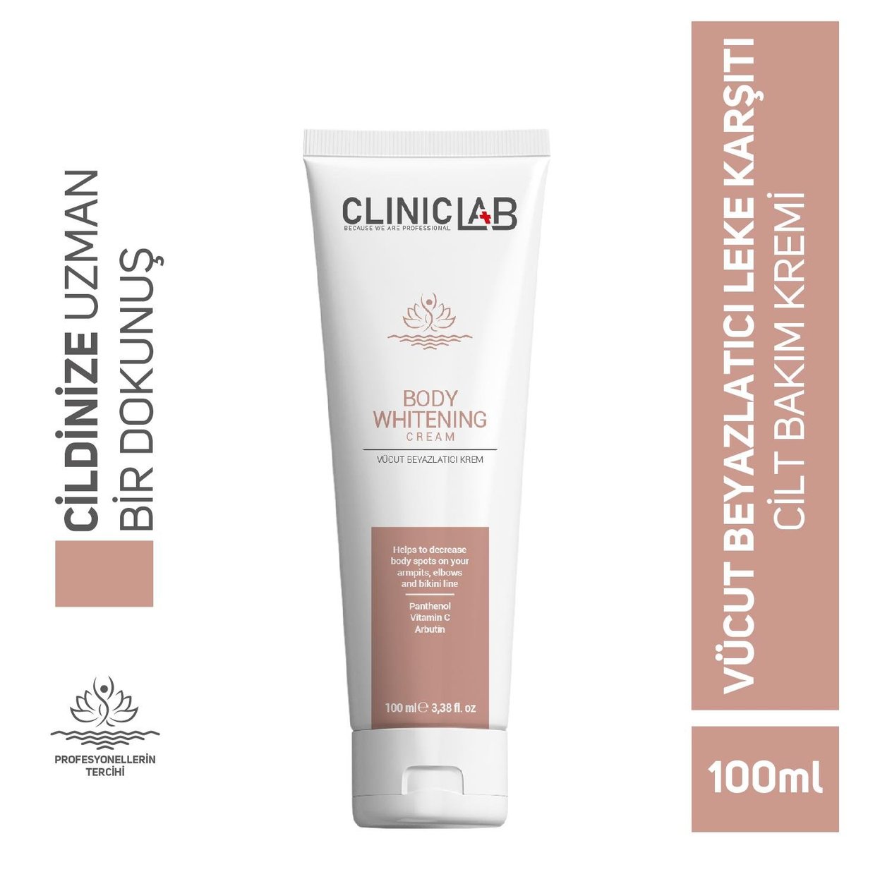 ClinicLab Leke Karşıtı Vücut Beyazlatıcı Krem 100ml