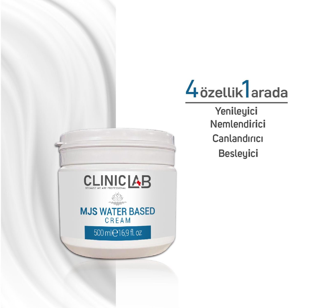 Cliniclab MJS Water Based Cream 500 ml
