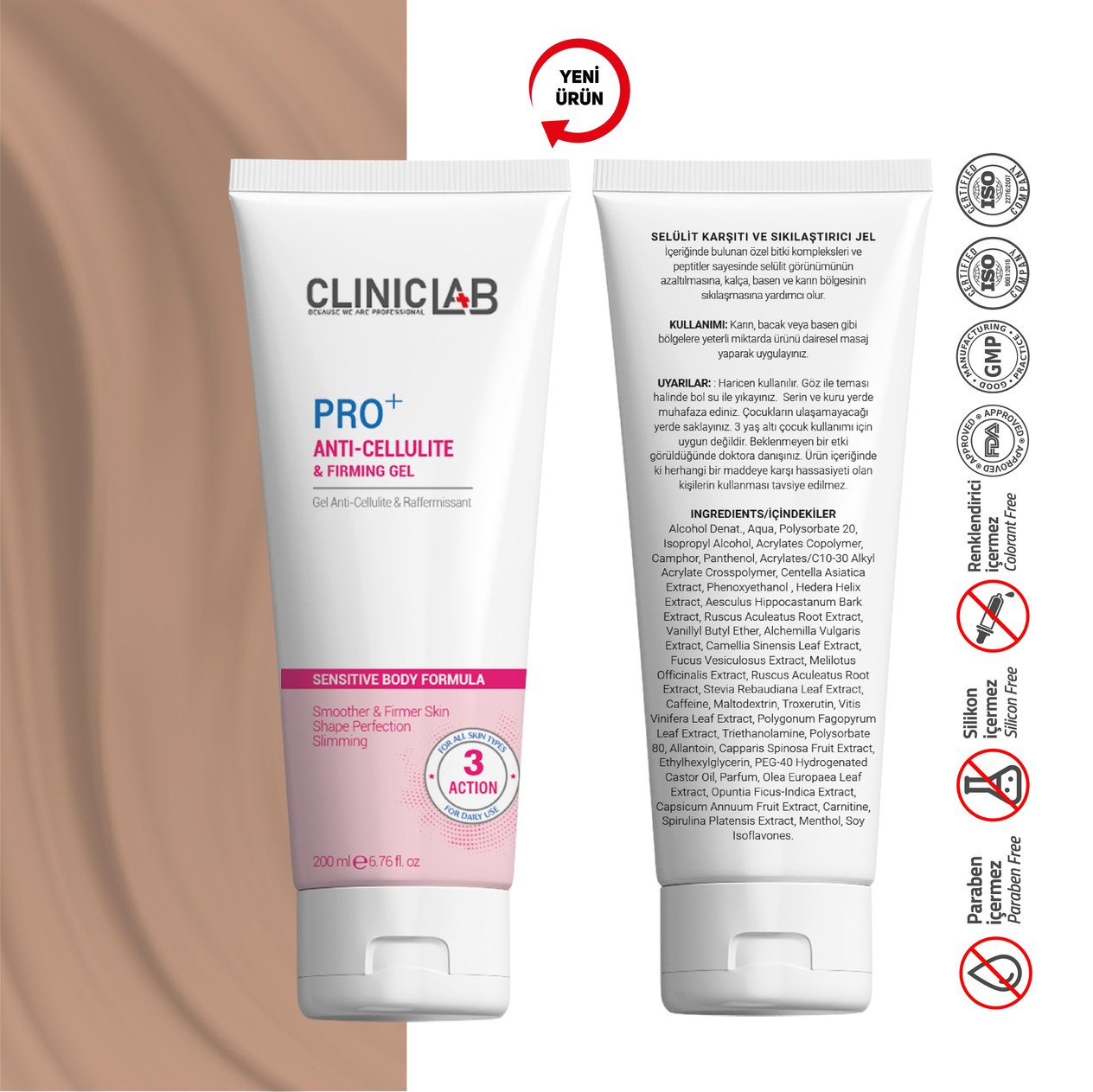 Cliniclab Anti-Cellulite Firming Gel 200 mL 