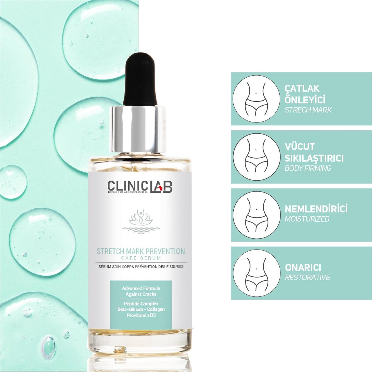 ClinicLab Stretch Mark Prevention Care Serum 50ml
