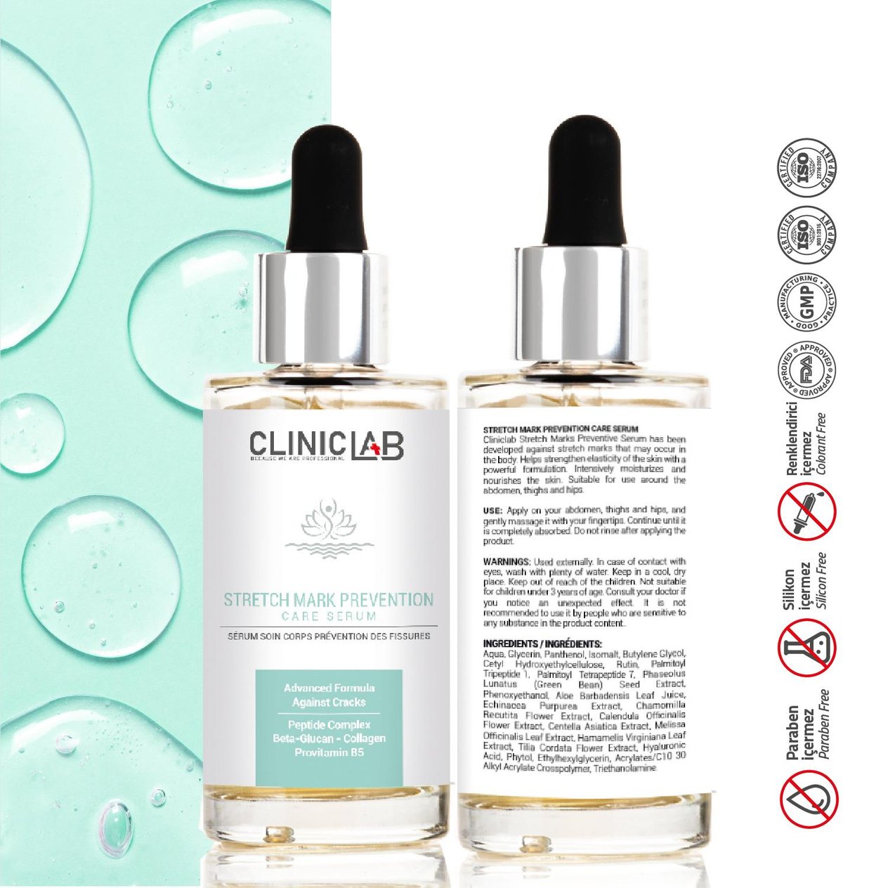 ClinicLab Stretch Mark Prevention Care Serum 50ml