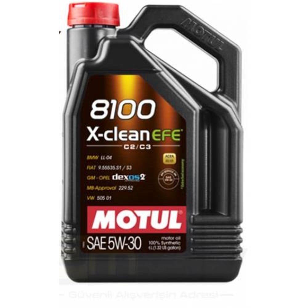 MOTUL 8100 X-CLEAN EFE 5W30 4 LT