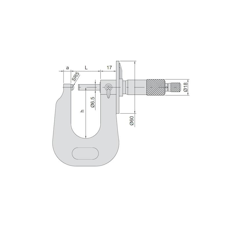 Accud 347 Serisi Sac Metal Mikrometresi