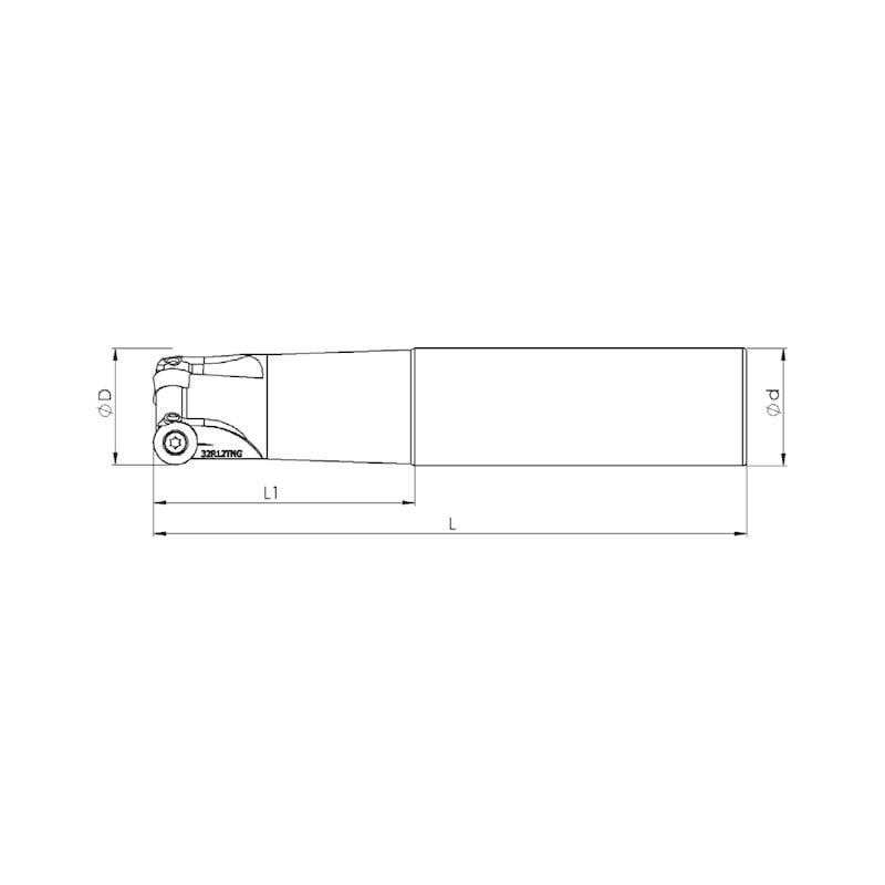 Heikenei Rpmt 1204 Tngly Silindirik Saplı Takma Uçlu High Feed Freze