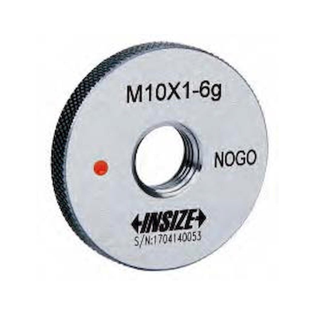 Insize 4129 Halka Diş Mastar 6G Din13 Metrik İnce Dişi Vida Mastarı Geçer