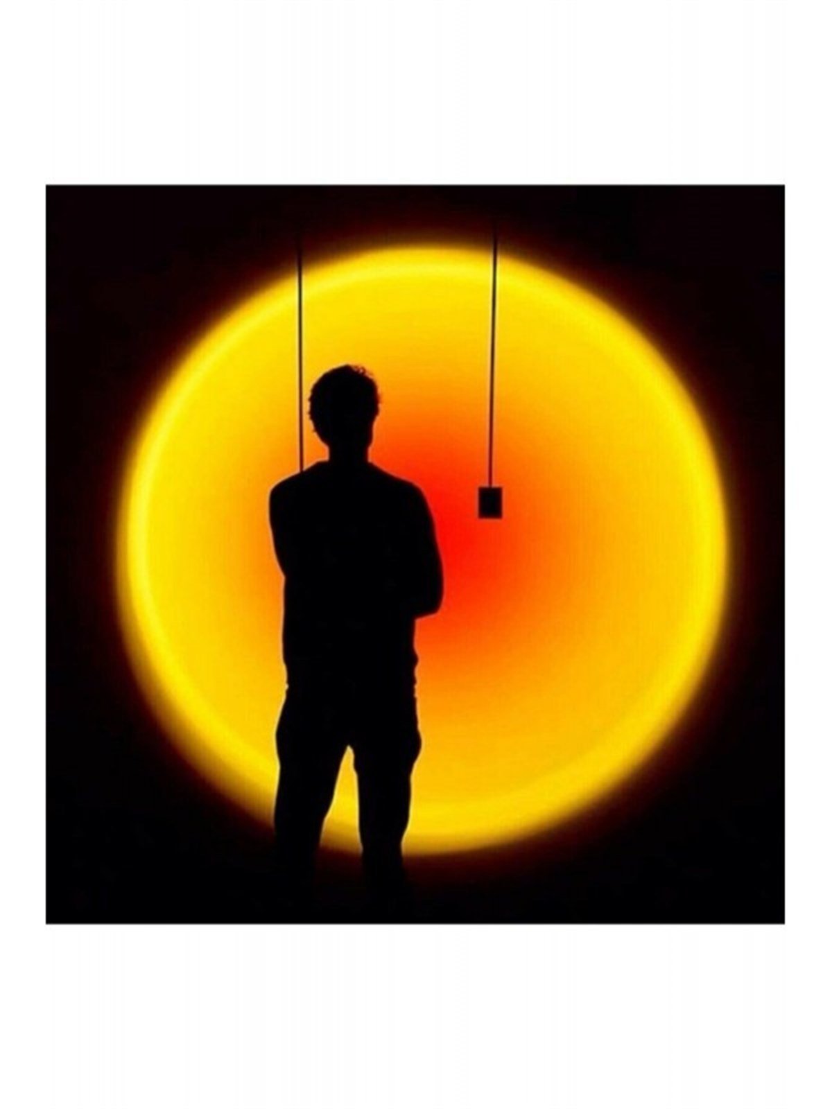 Fotoğraf Çekim Işığı Arka Fon Gün Batımı - Sunset Lamp 