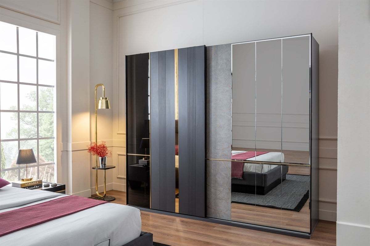 Yatak OdasıBESA HOME MOBİLYABESA HOME MOBİLYANoir Gold Yatak Odası Takımı