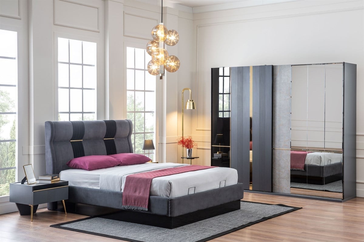 Yatak OdasıBESA HOME MOBİLYABESA HOME MOBİLYANoir Gold Yatak Odası Takımı