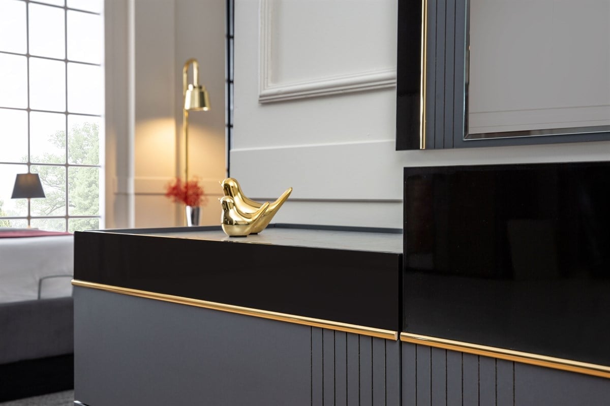 Yatak OdasıBESA HOME MOBİLYABESA HOME MOBİLYANoir Gold Yatak Odası Takımı