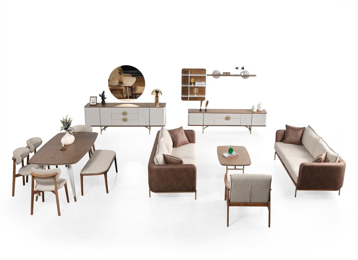 Modern Yemek Odası TakımlarıKUKAHOMEKUKAHOMEViola Yemek Odası Takımı