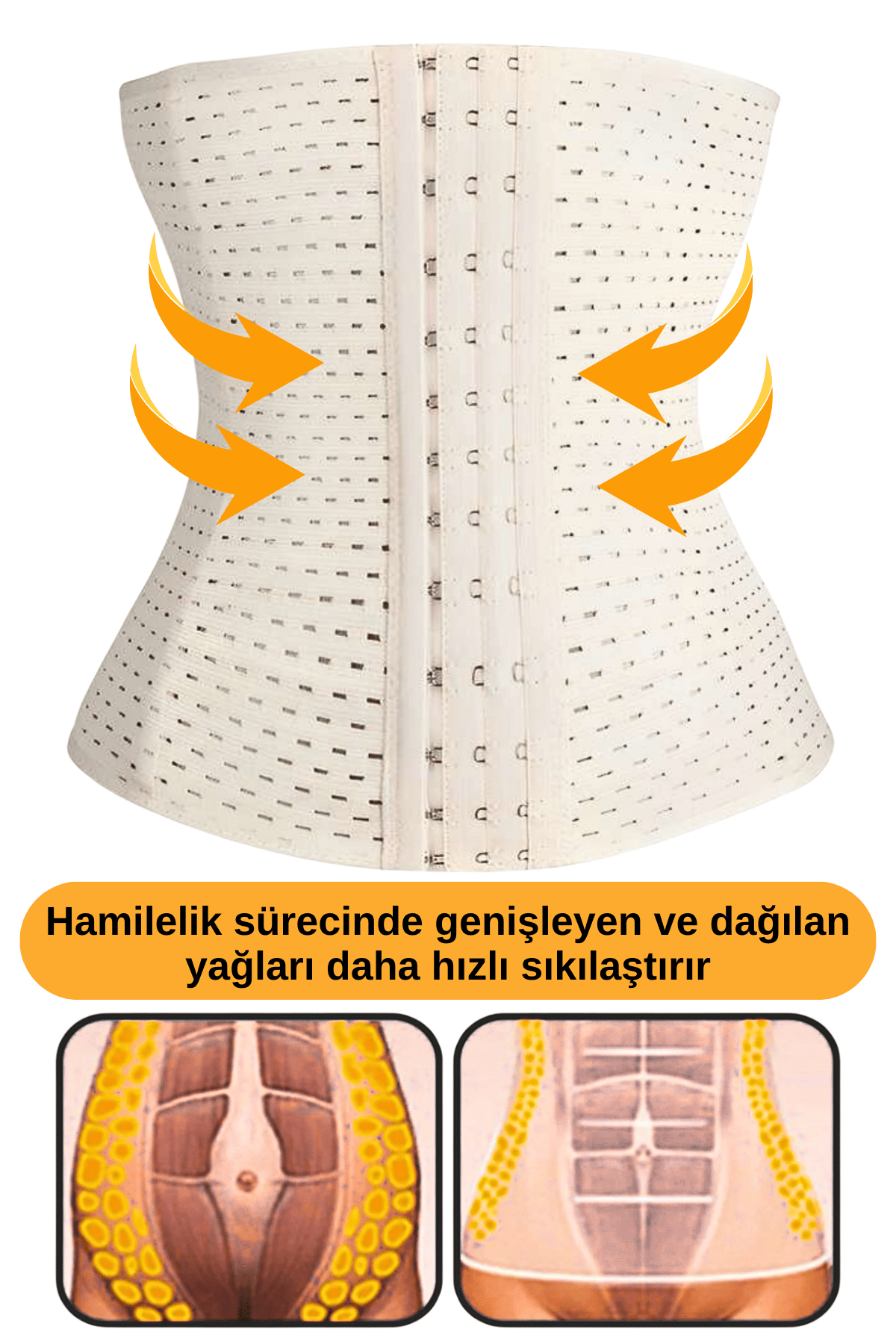 Doğum Sonrası Lohusa Korsesi - Ten