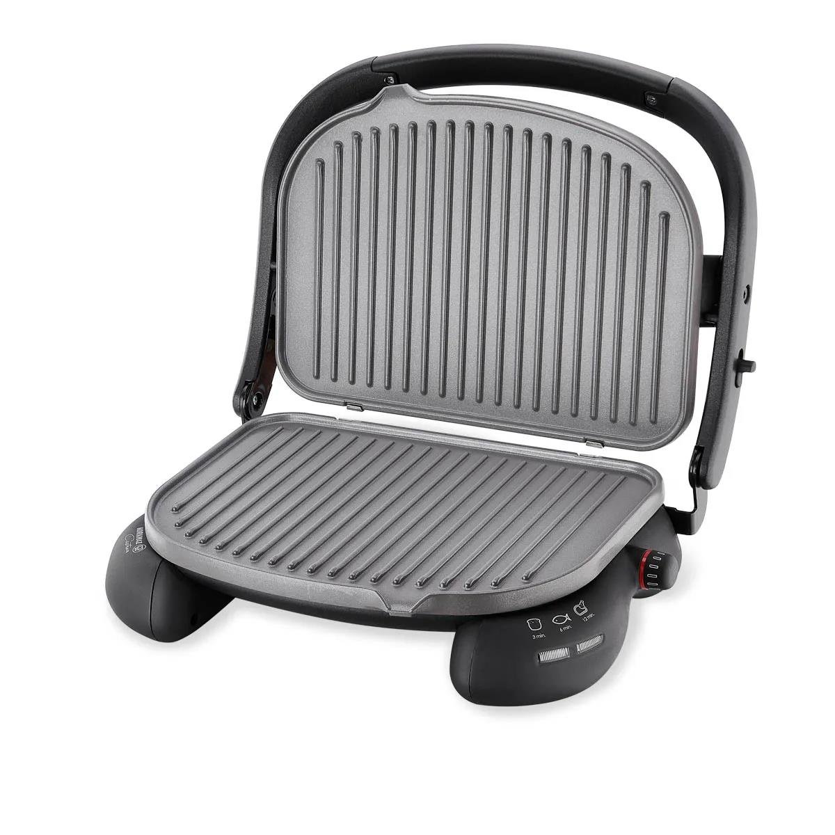 KORKMAZ A324-10 CASTRON TOST MAKINESI  SIYAH/SIYAH