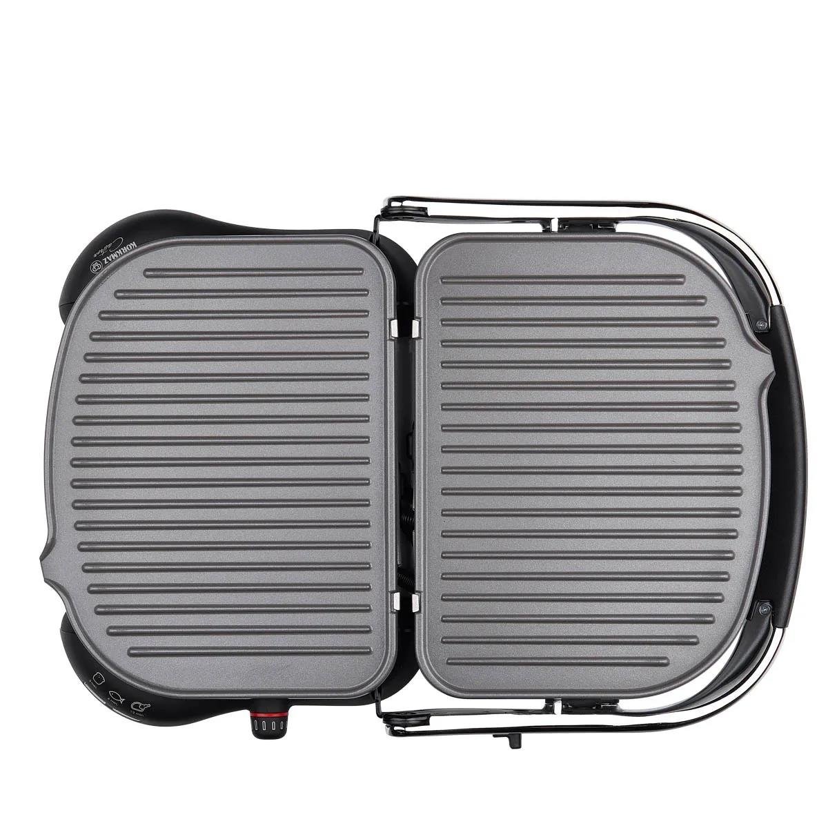KORKMAZ A324-10 CASTRON TOST MAKINESI  SIYAH/SIYAH