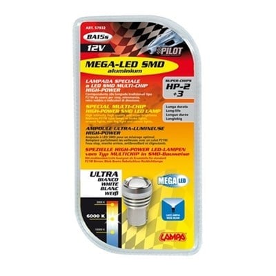 Lampa P21W BA15s Mega-Led Hi-Power 12V 57932