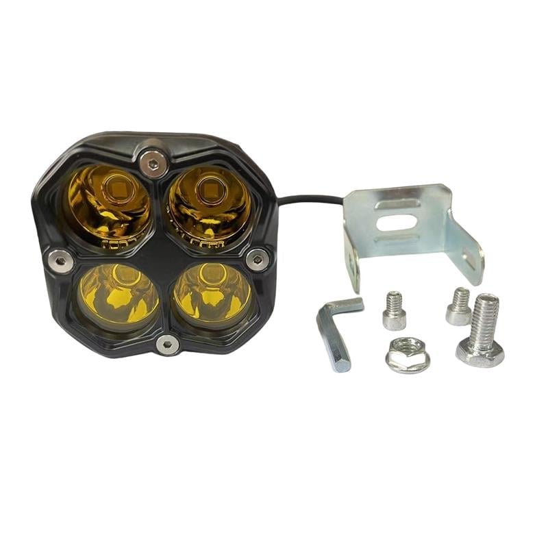 Offroad sis lambası sarı 20W 12-60V set 7.8x 6.8x7.8cm  /  LASS393-1