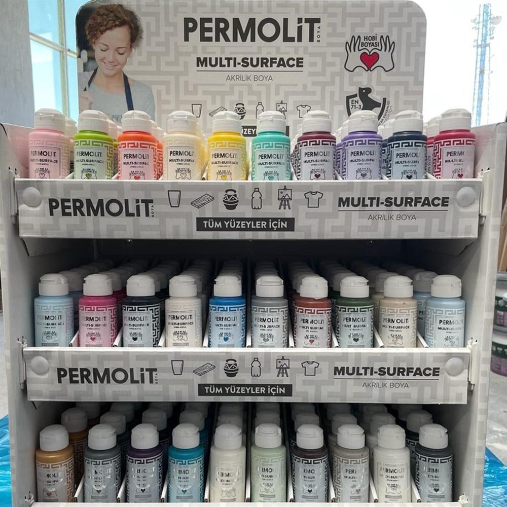 Permolit Multi-Surface Gölge Hybrid Akrilik Hobi Boyası 120 Ml.