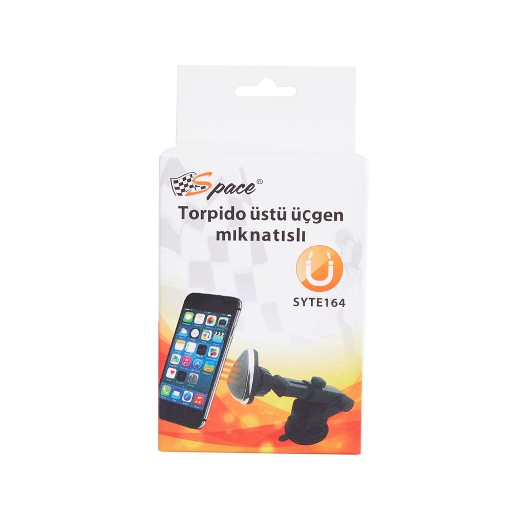 Space Torpido Üstü Üçgen Mıknatıslı Telefon Tutacağı Orta Boy / SYTE164