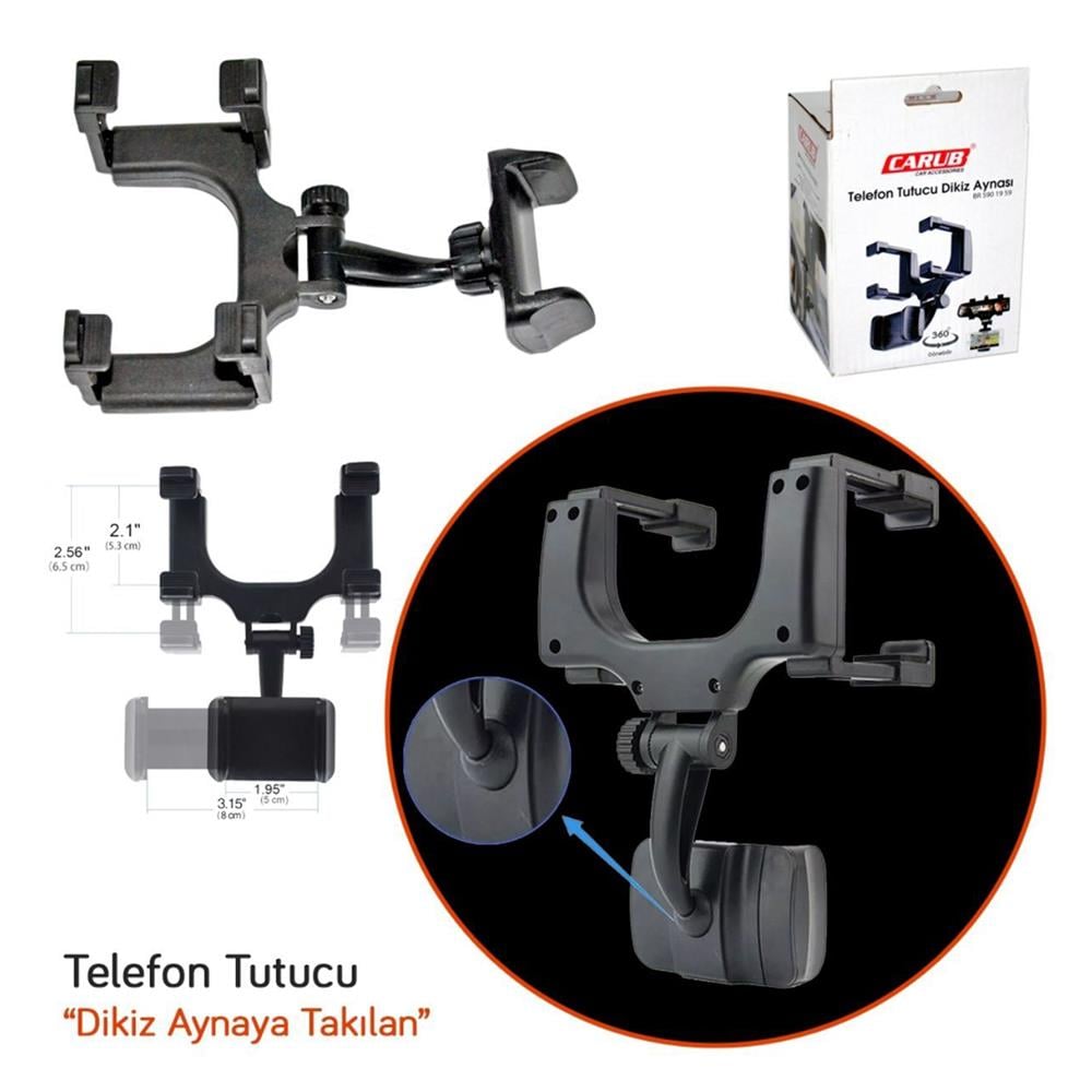 Telefon Tutucu Dikiz aynasına Takılan