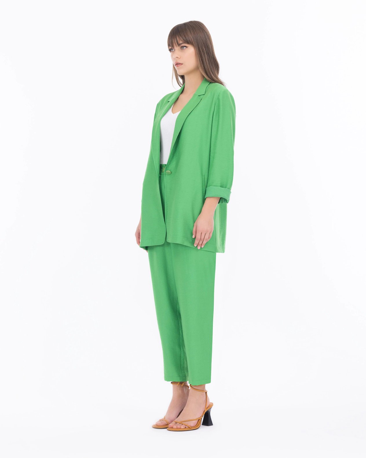 Seçil Blazer Ceket - 232401014 Yeşil