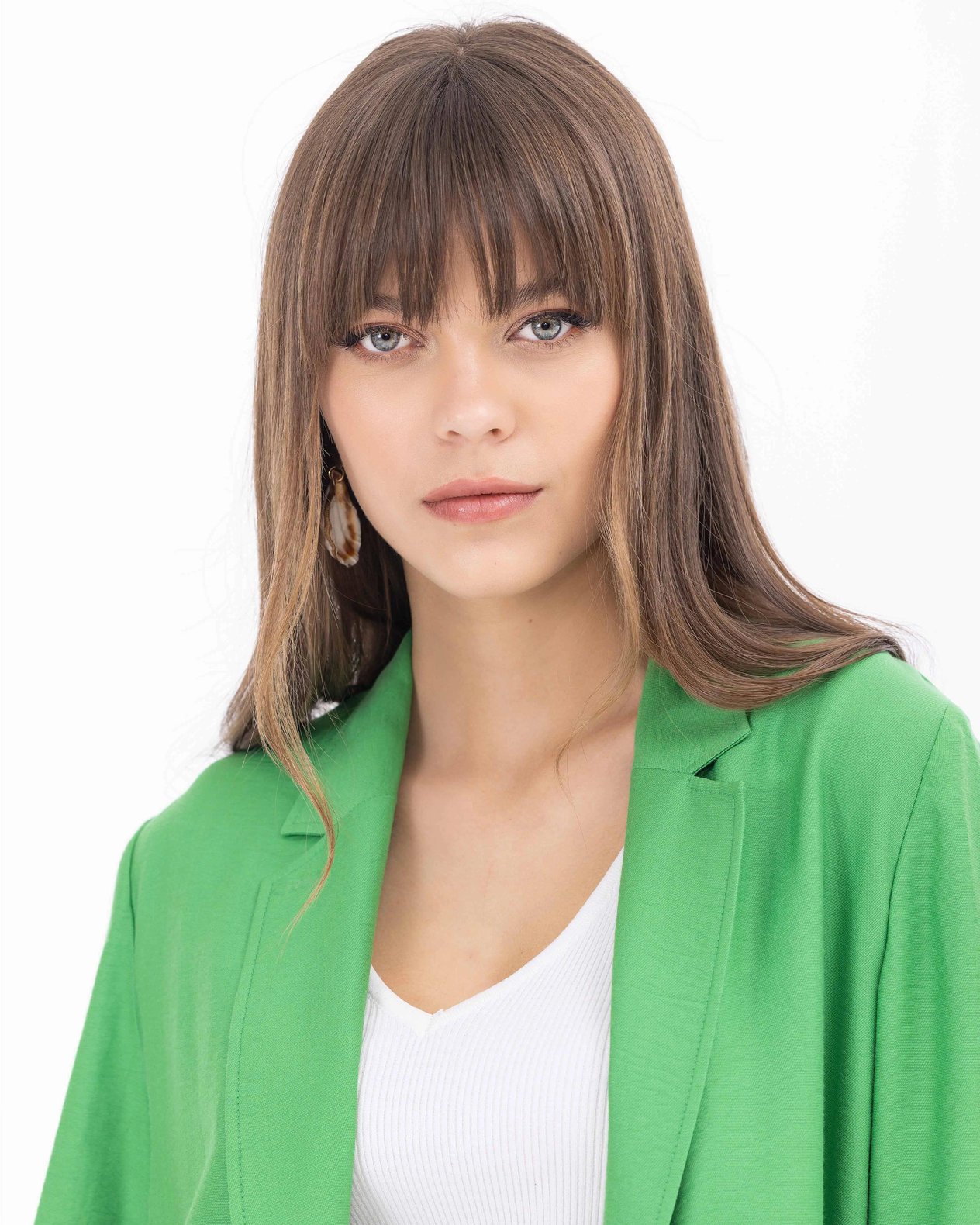 Seçil Blazer Ceket - 232401014 Yeşil