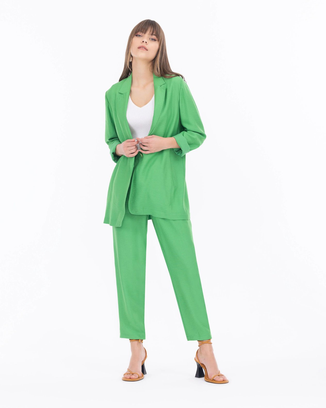Seçil Blazer Ceket - 232401014 Yeşil
