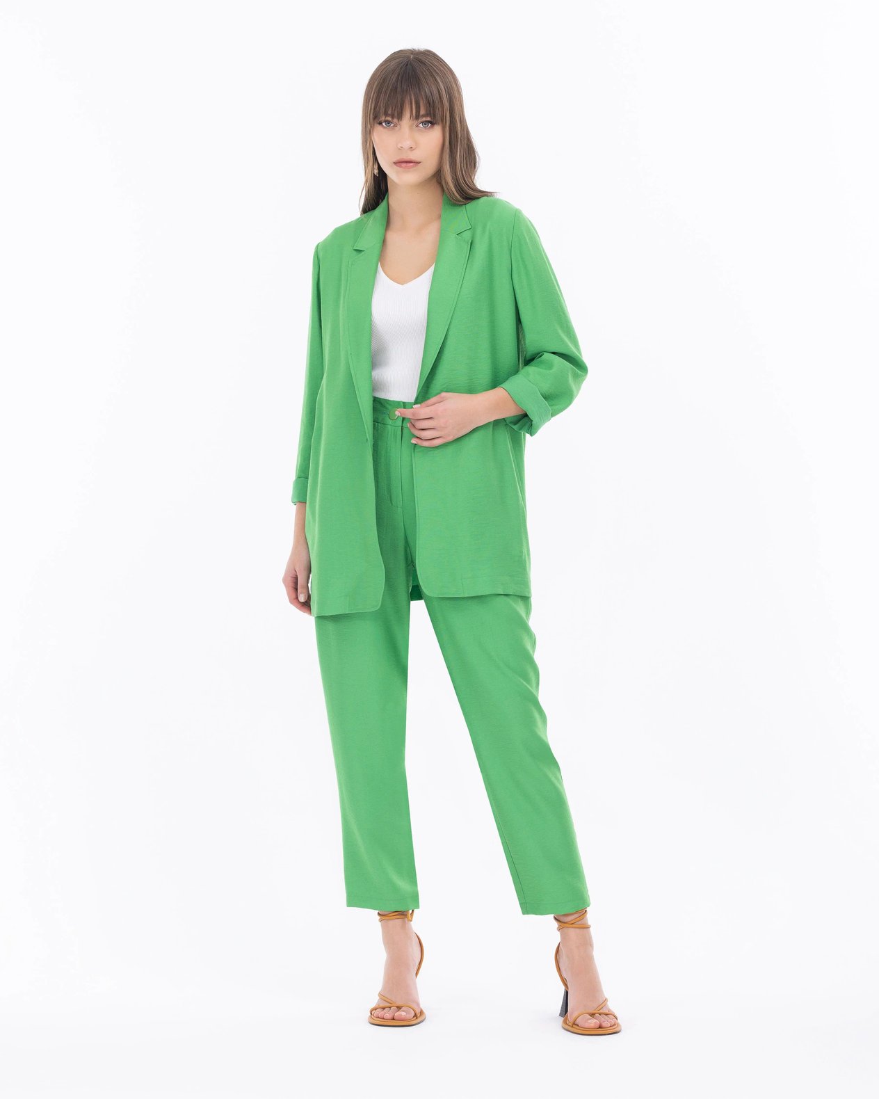 Seçil Blazer Ceket - 232401014 Yeşil