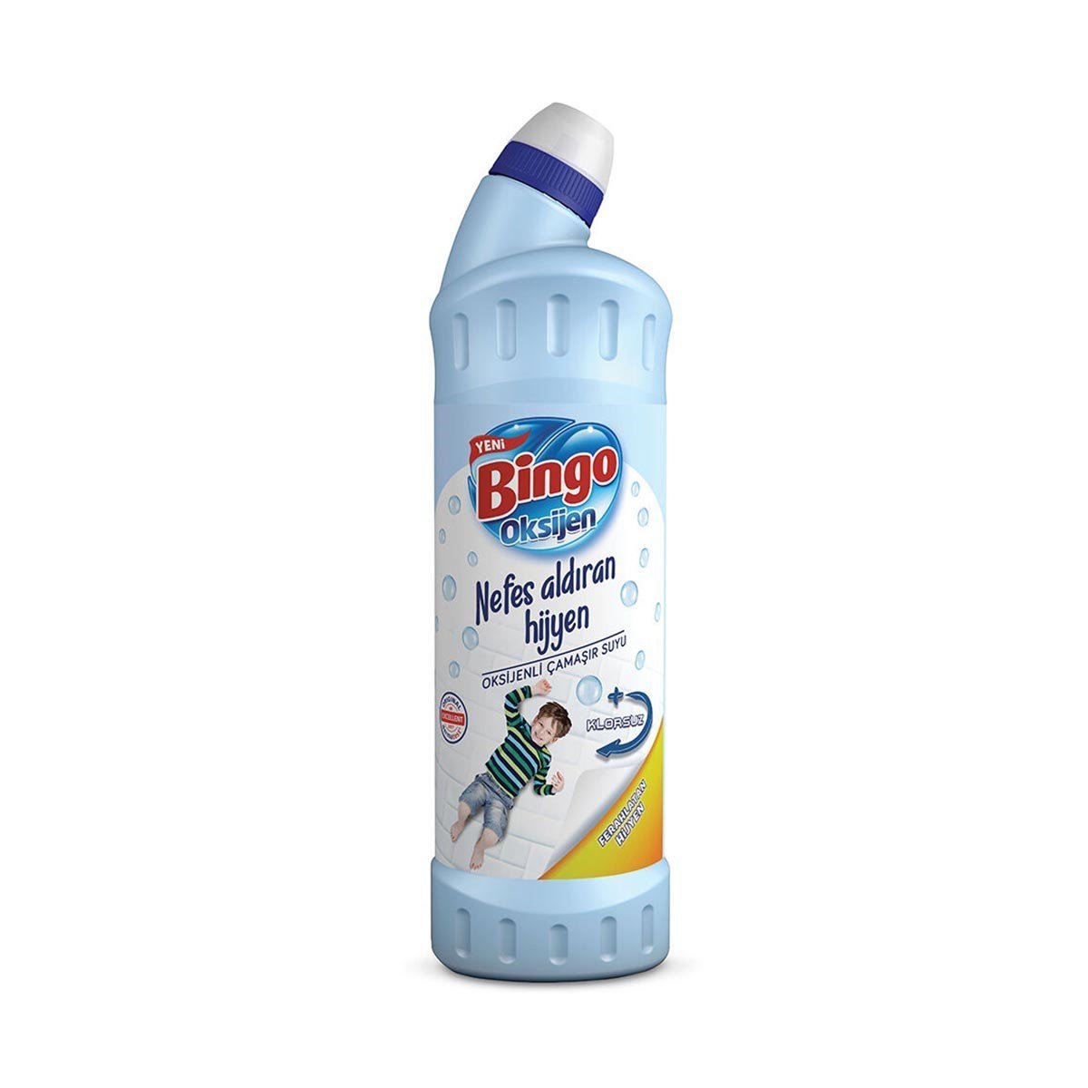 Bingo Oksijen Çamaşır Suyu Ferah. Hijyen 750 ml