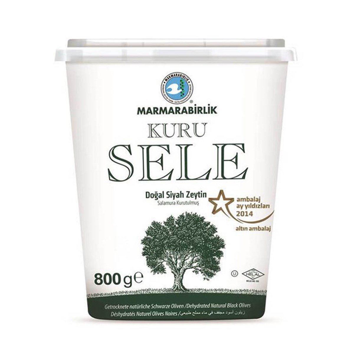 Marmarabirlik Kuru Sele Siyah Zeytin XS 800 kgZeytin