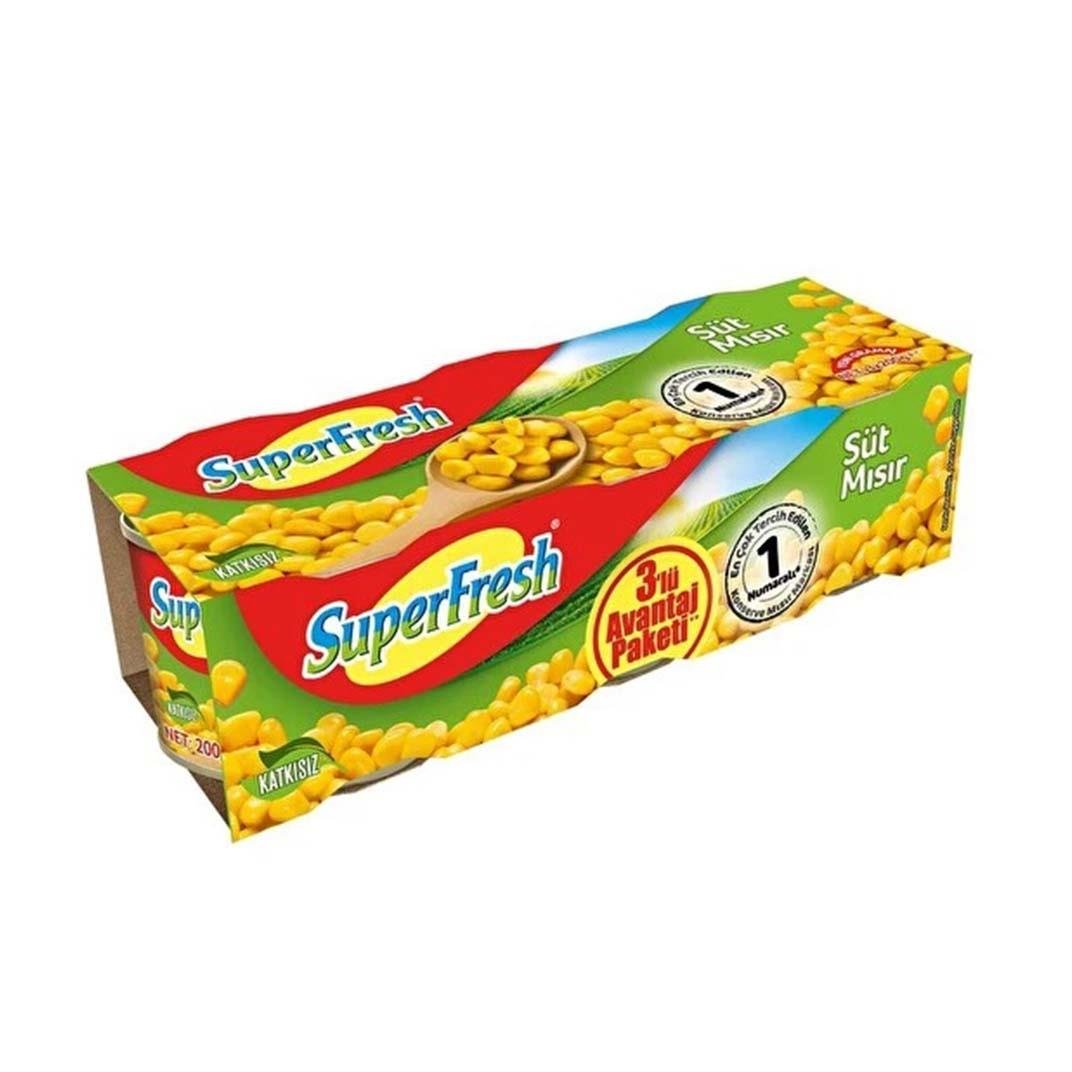 Süper Fresh Konserve Mısır 3*200 Gr5511864