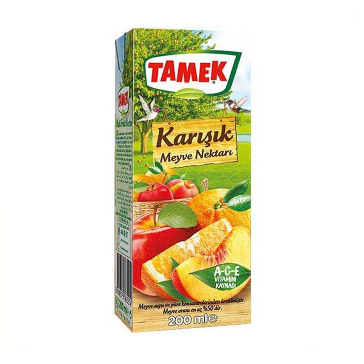 Tamek Meyve Suyu Karışık 200 mlGazsız İçecekler