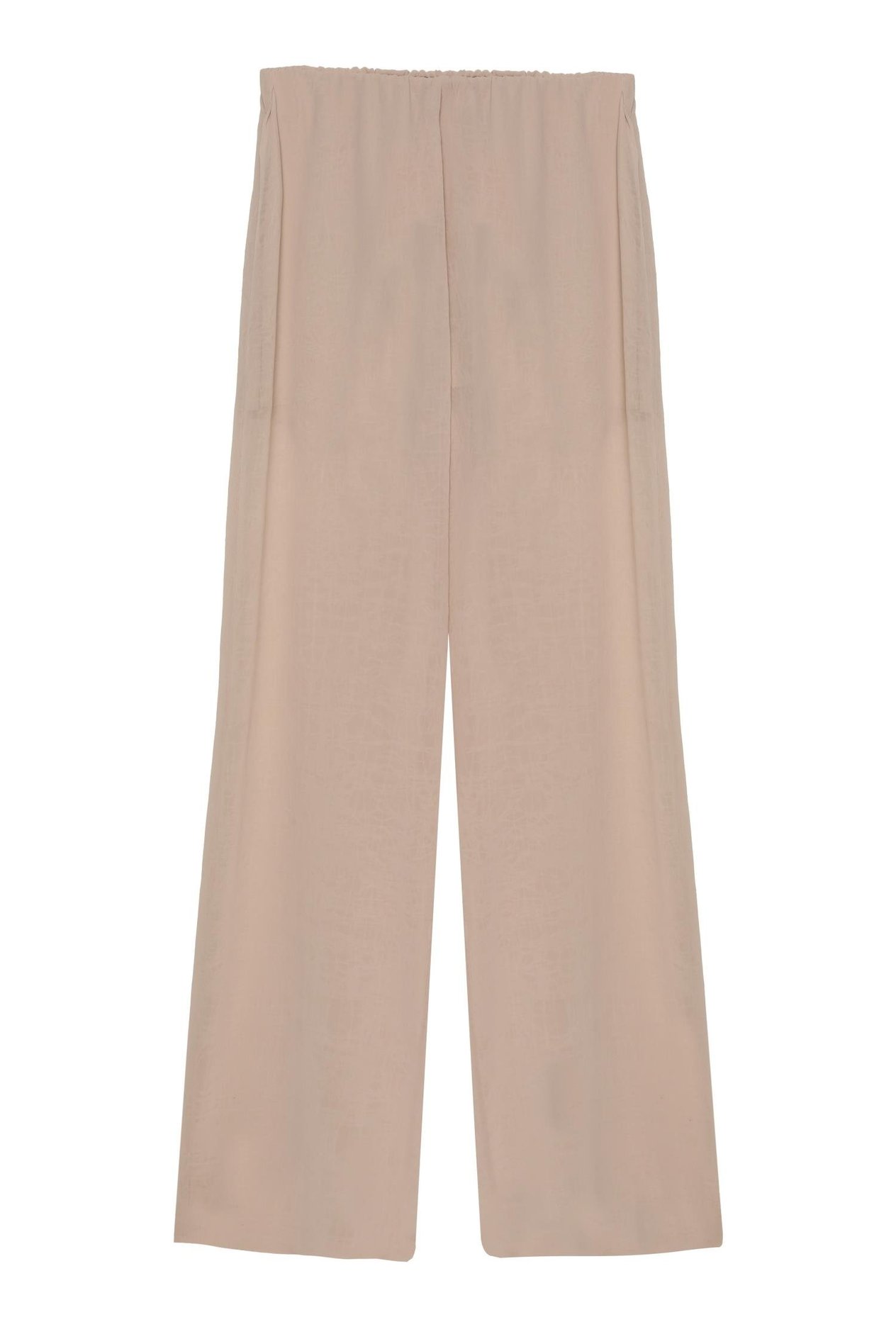 Quzu Organze Pantolon Bej