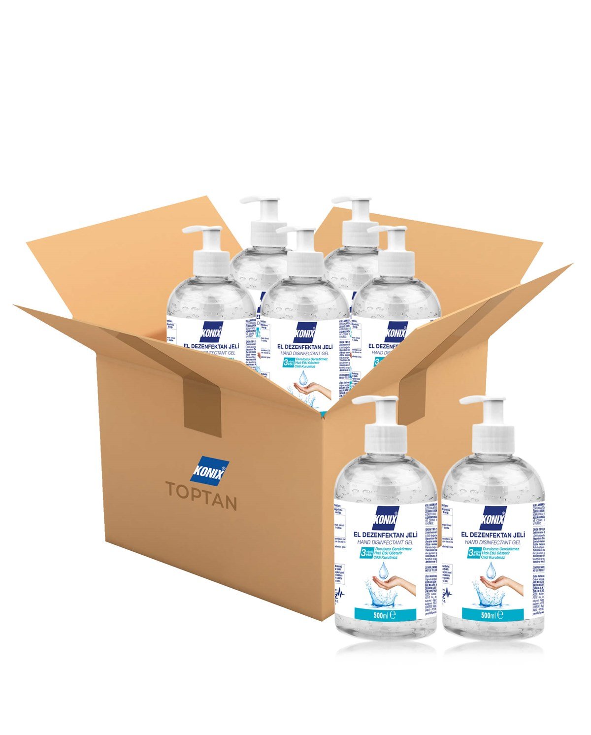 KONIX 500 ML ANT. EL TEM JELI TR - CAN SISE
