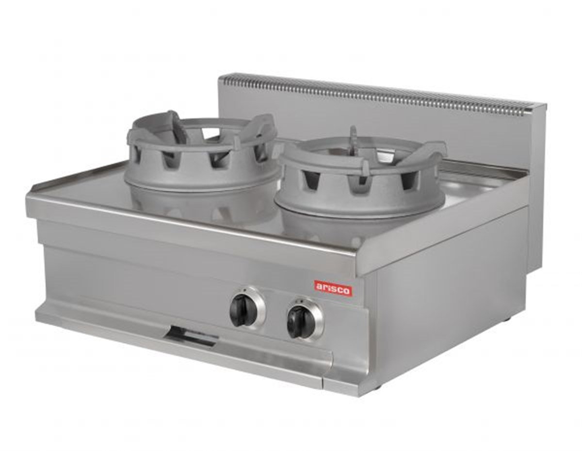 Arisco Gazlı Ce Belgeli 2 Li Wok Ocak 800x700x290 WR721-S