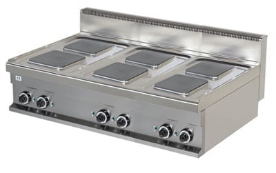 ARİSCO SET ÜSTÜ ELEKTRİKLİ OCAK 6 PLEYTLİ KARE OCAK ER731KS 