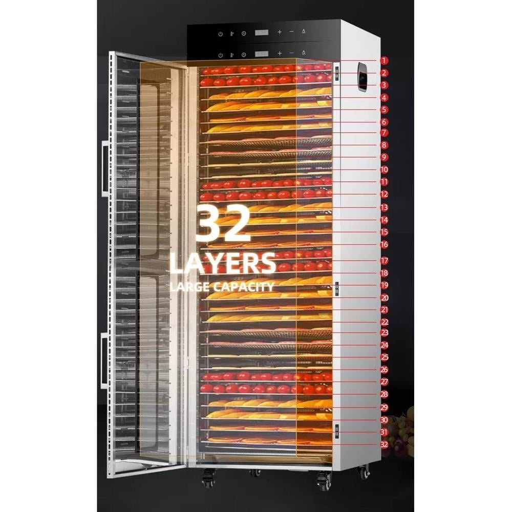 Dalle 32 Tepsili Çift Katmanlı Krom Gıda Kurutma Makinesi Dijital SS-32HDALLEDalle 32 Tepsili Çift Katmanlı Krom Gıda Kurutma Makinesi Dijital SS-32HMeyve Kurutma MakineleriDalle 32 Tepsili Çift Katmanlı Krom Gıda Kurutma Makinesi Dijital SS-32H