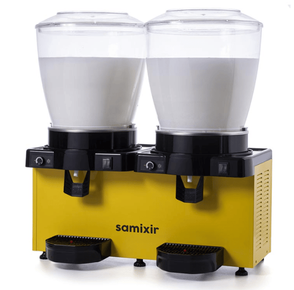 Samixir Panaromik Analog Twin Soğuk İçecek Dispenseri Karıştırıcılı 22+22 Litre Sarı MM44SAMİXİRSamixir Panaromik Analog Twin Soğuk İçecek Dispenseri Karıştırıcılı 22+22 Litre Sarı MM44Şerbet - Ayran MakineleriSamixir Panaromik Analog Twin Soğuk İçecek Dispenseri Karıştırıcılı 22+22 Litre Sarı MM44