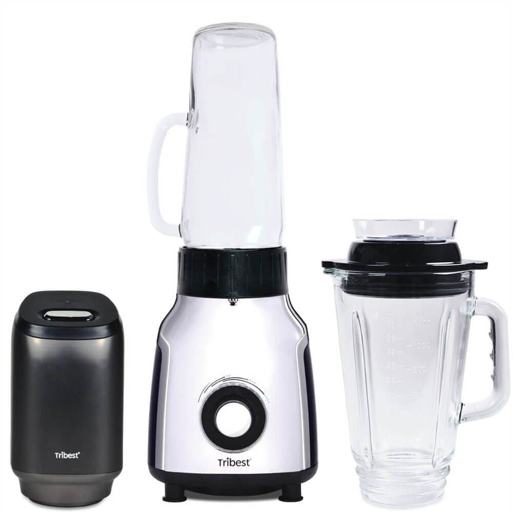 Tribest Cam Personal Vakumlu Blender, 500 W TRIBESTTribest Cam Glass Personal Vakumlu Blender, 500 W Sanayi Tipi Blender ve El MikserleriTribest Cam Glass Personal Vakumlu Blender, 500 W 