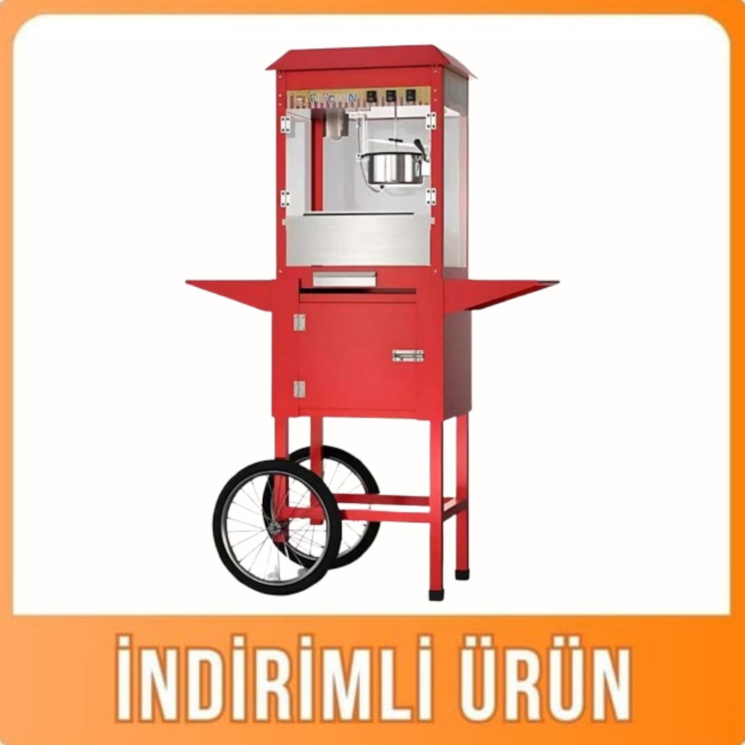 Vosco Otomatik Patlamış Mısır Makinesi, Arabalı, 300 gr Hazneli VJY-826VoscoVosco Otomatik Patlamış Mısır Makinesi, Arabalı, 300 gr Hazneli VJY-826ENDÜSTRİYEL MUTFAKVosco Otomatik Patlamış Mısır Makinesi, Arabalı, 300 gr Hazneli VJY-826