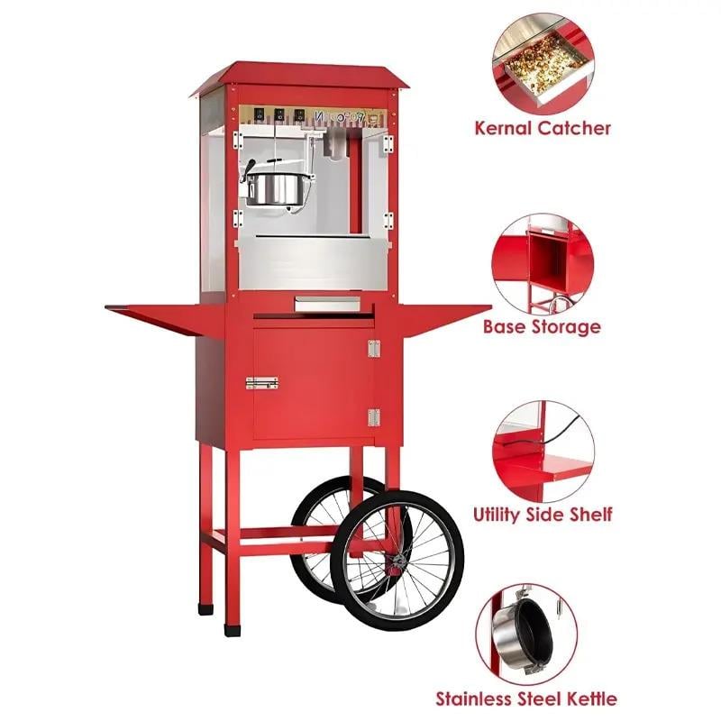 Vosco Otomatik Patlamış Mısır Makinesi, Arabalı, 300 gr Hazneli VJY-826VoscoVosco Otomatik Patlamış Mısır Makinesi, Arabalı, 300 gr Hazneli VJY-826ENDÜSTRİYEL MUTFAKVosco Otomatik Patlamış Mısır Makinesi, Arabalı, 300 gr Hazneli VJY-826