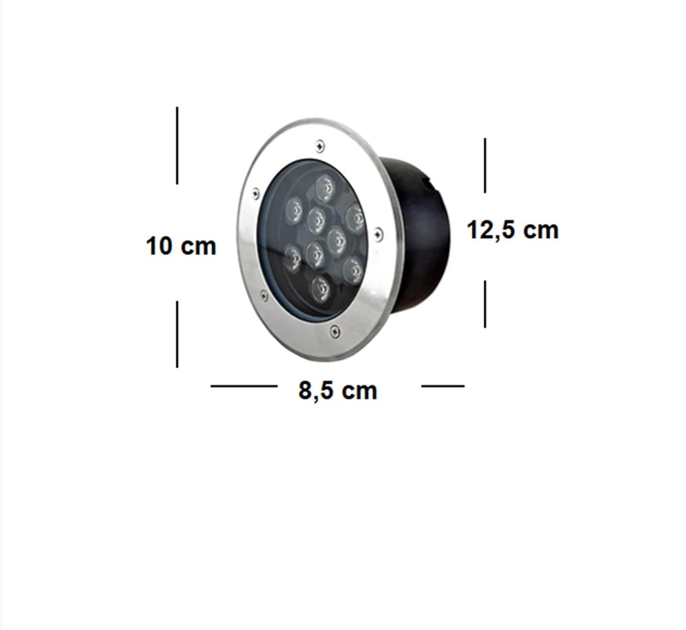 9W Cata Yer ArmatürüSıva Altı WallWasher ve Yer Armatürü ve Kanopimyd4169W Cata Yer Armatürü