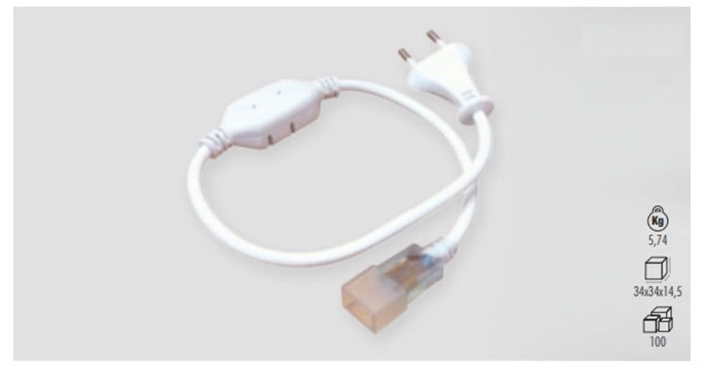 Neon Led Fişi220V Şerit Led, Işıklı Hortum ve Neon Ledmyd352Neon Led Fişi